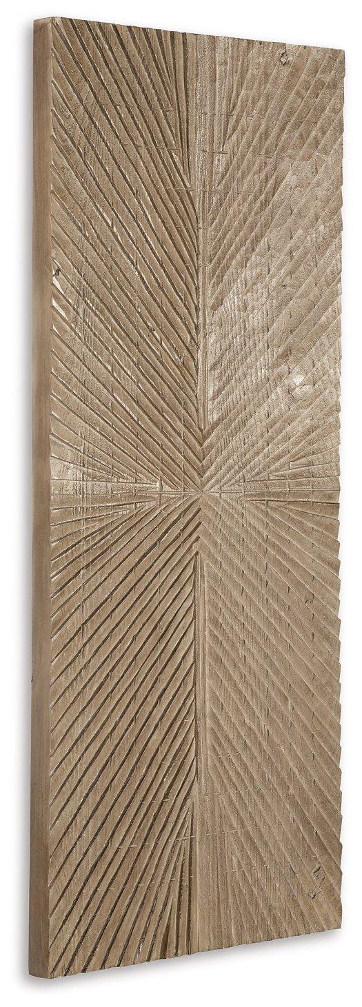 Lenora Distressed Brown Wall Decor