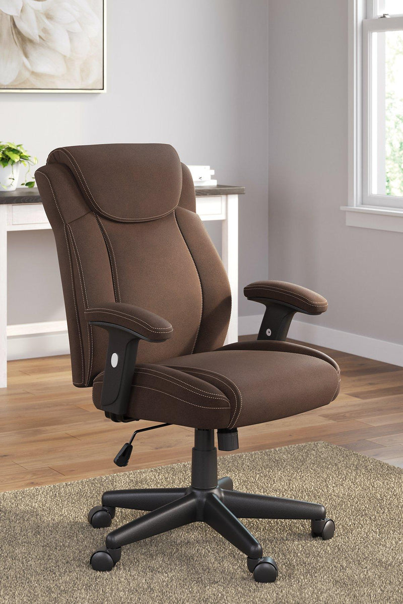 Corbindale Brown/Black Home Office Chair