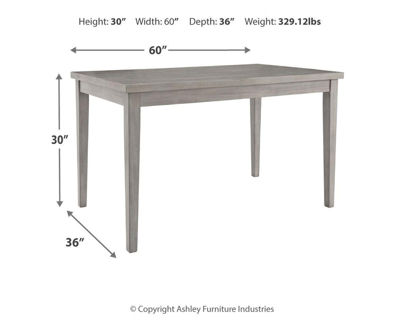 Parellen - Rectangular Dining Room Table