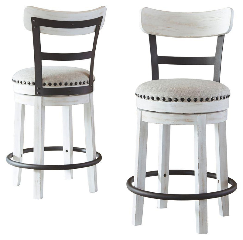 Valebeck - Uph Swivel Barstool (1/cn)