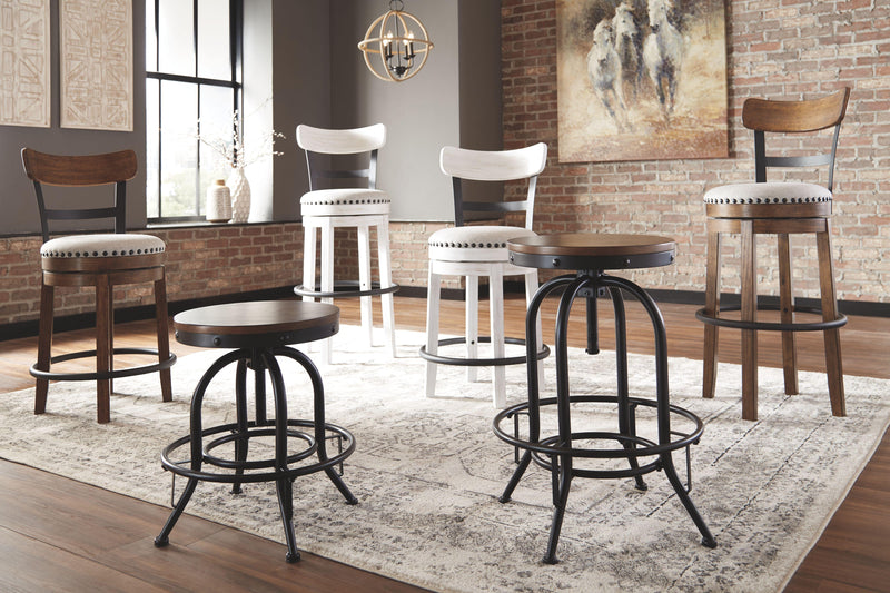 Valebeck - Tall Uph Swivel Barstool(1/cn)