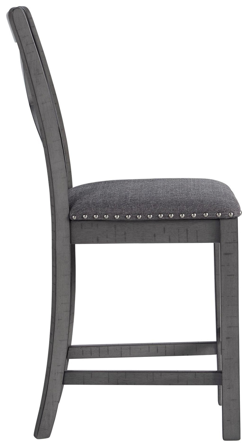 Myshanna - Upholstered Barstool (2/cn)