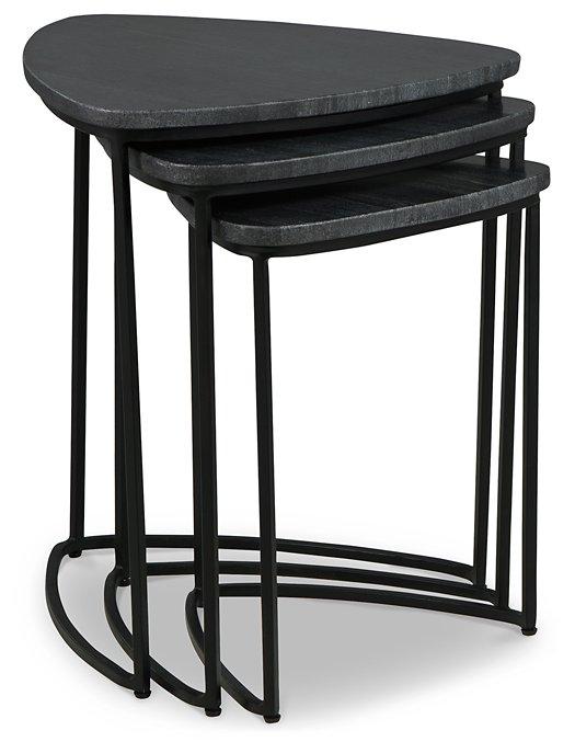 Olinmere Black Accent Table (Set of 3)