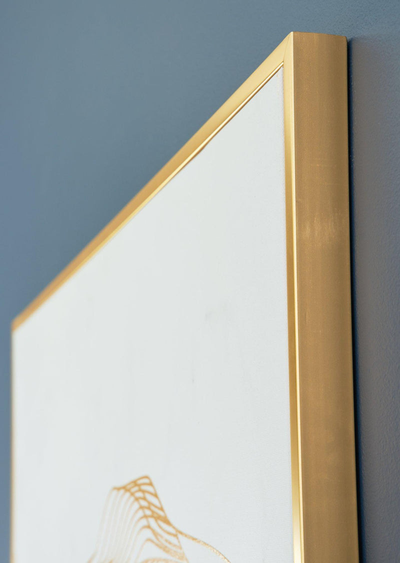 Richburgh White/Gold Finish Wall Art