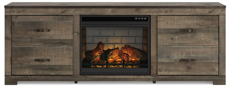 Trinell 63" TV Stand with Electric Fireplace