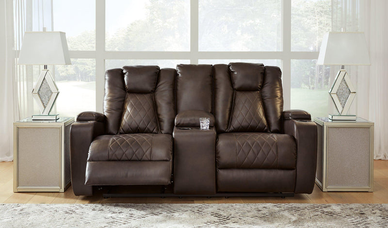 Mancin Reclining Loveseat with Console