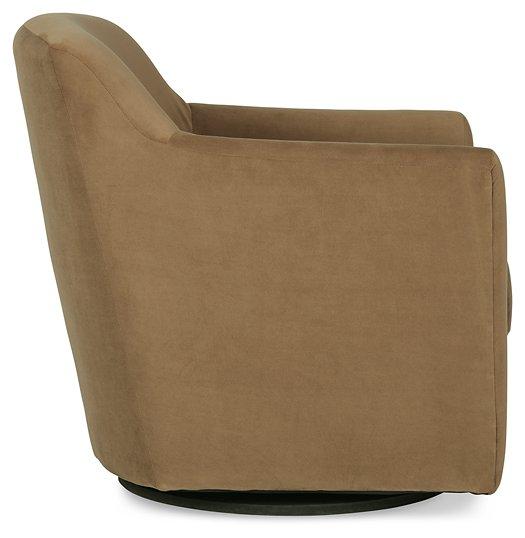 Bradney Honey Swivel Accent Chair