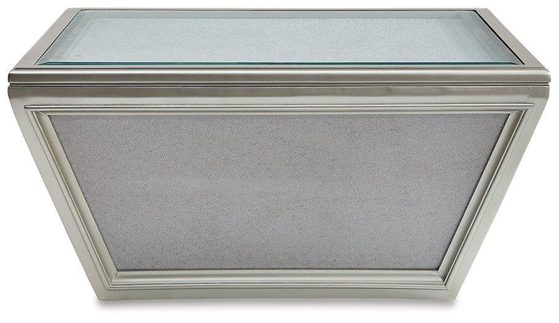 Traleena Silver Finish Coffee Table