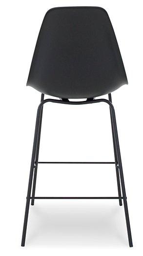 Forestead Black Counter Height Bar Stool (Set of 2)