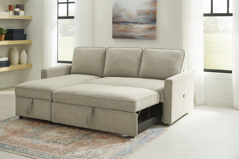 Kerle Fog 2-Piece Sectional with Pop Up Bed