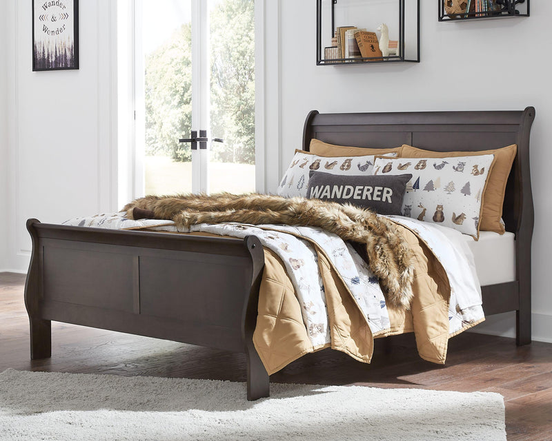 Leewarden -Sleigh Bed