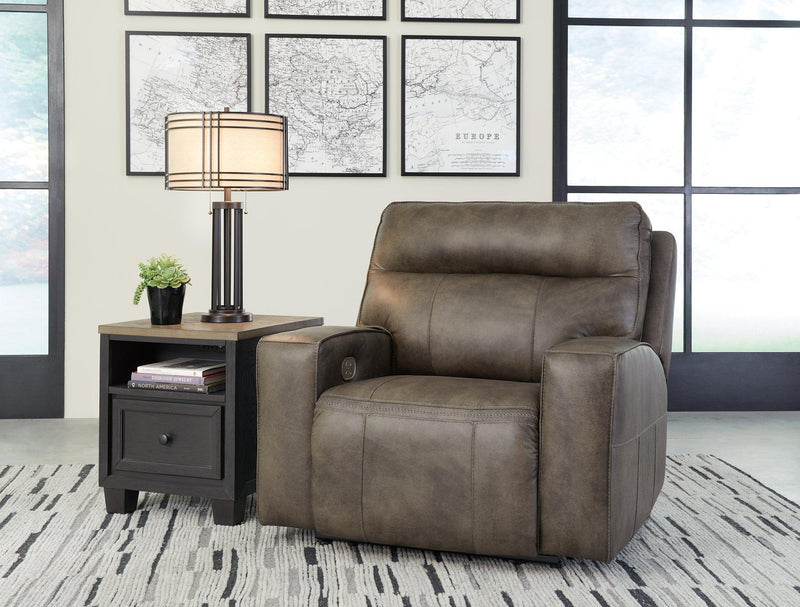 Game Plan Concrete Oversized Power Recliner