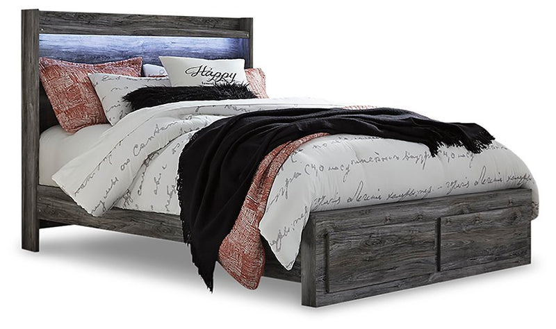 Baystorm Bed with 2 Storage Drawers