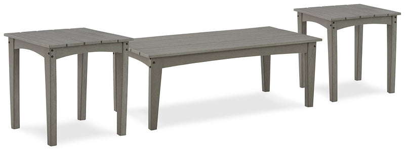 Visola 3-Piece Outdoor Occasional Table Package