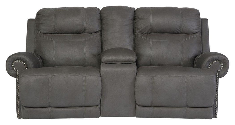 Austere - Dbl Rec Loveseat W/console image