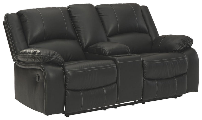 Calderwell - Dbl Rec Loveseat W/console image