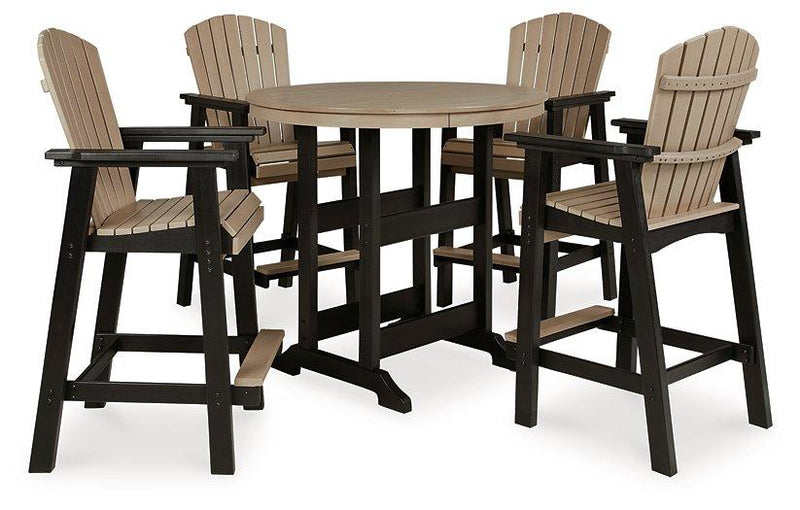 Fairen Trail 5-Piece Outdoor Dining Set image