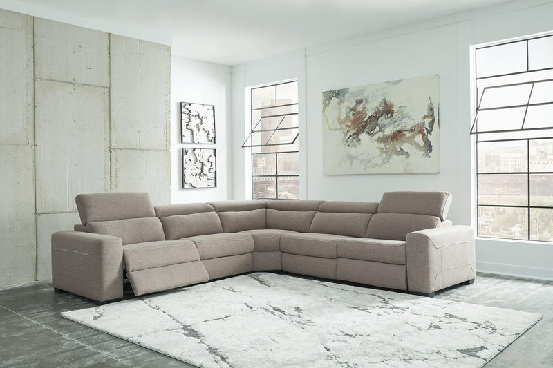 Mabton 5-Piece Power Reclining Sectional image