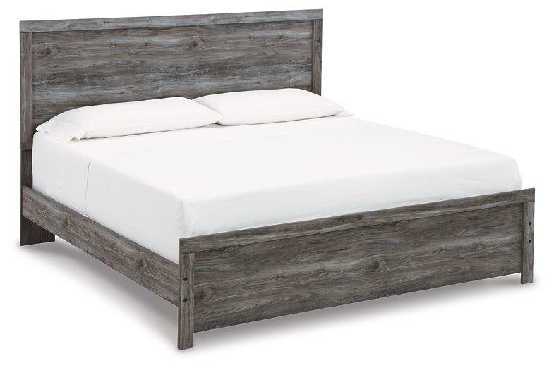 Bronyan Dark Gray King Panel Bed image