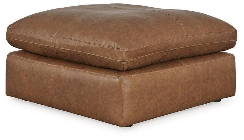 Emilia Caramel Oversized Accent Ottoman image