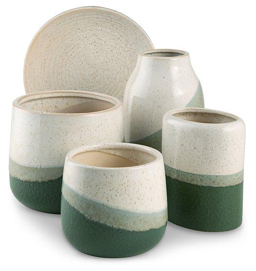 Gentset Green/Cream Accessory Set (Set of 5) image