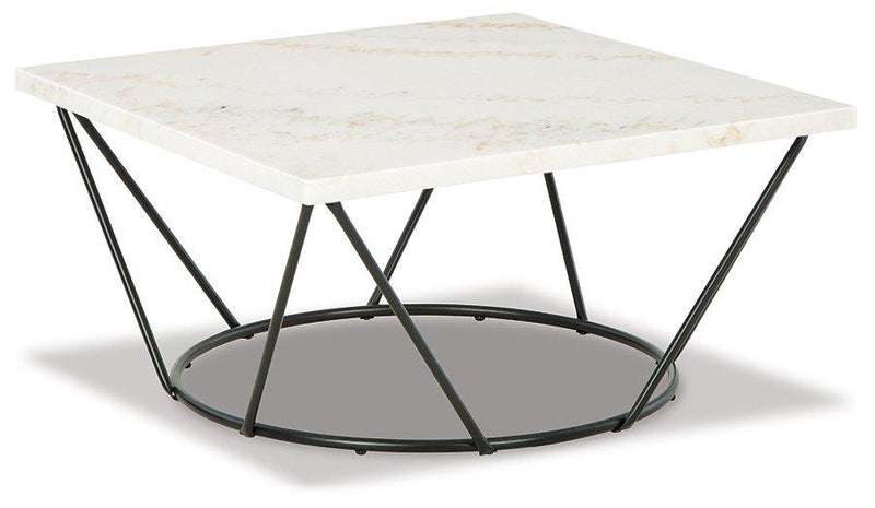 Vancent White/Black Coffee Table image