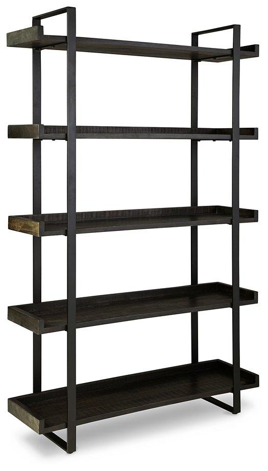 Kevmart Grayish Brown/Black Bookcase image