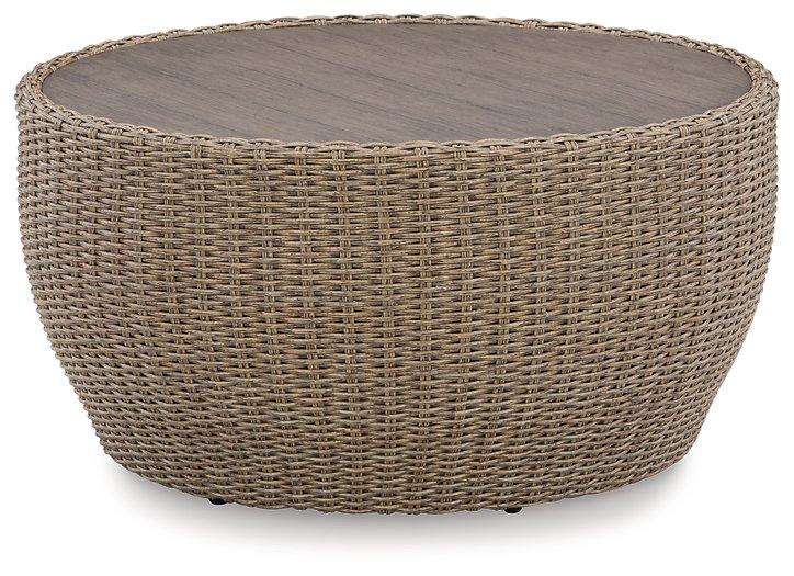 Danson Beige Outdoor Coffee Table image