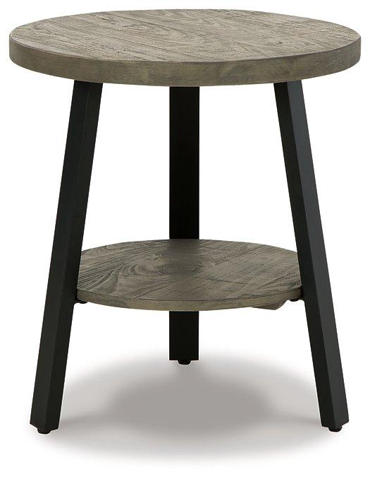 Brennegan Gray/Black End Table image