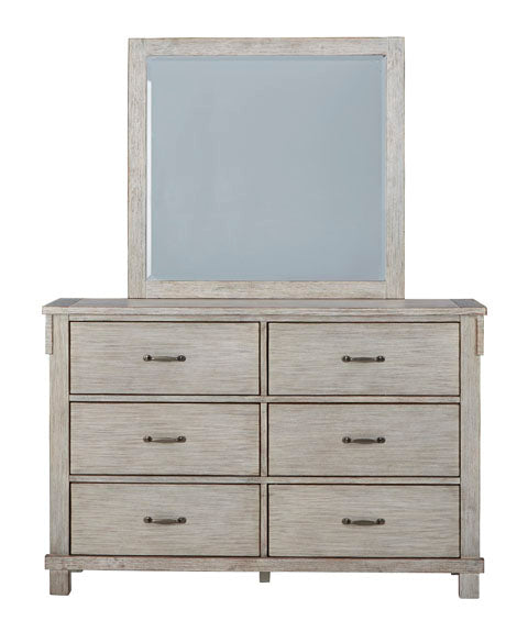 Hollentown Whitewash Panel Queen Bedroom Set