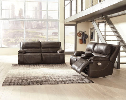 Ricmen Power Reclining Sofa and Loveseat with Console