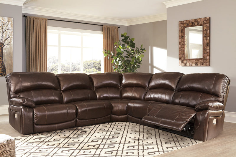 Hallstrung 5-Piece Power Reclining Sectional image